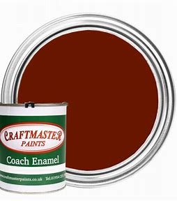 Craftmaster Boat Paint Enamel Narrowboat Coach Paint CRIMSON LAKE, 500ml