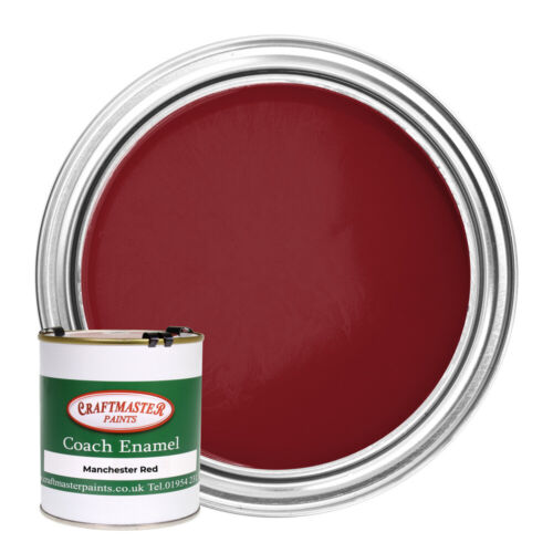 Craftmaster*High Quality" MANCHESTER RED, 1LTR-Boat/Narrowboat.