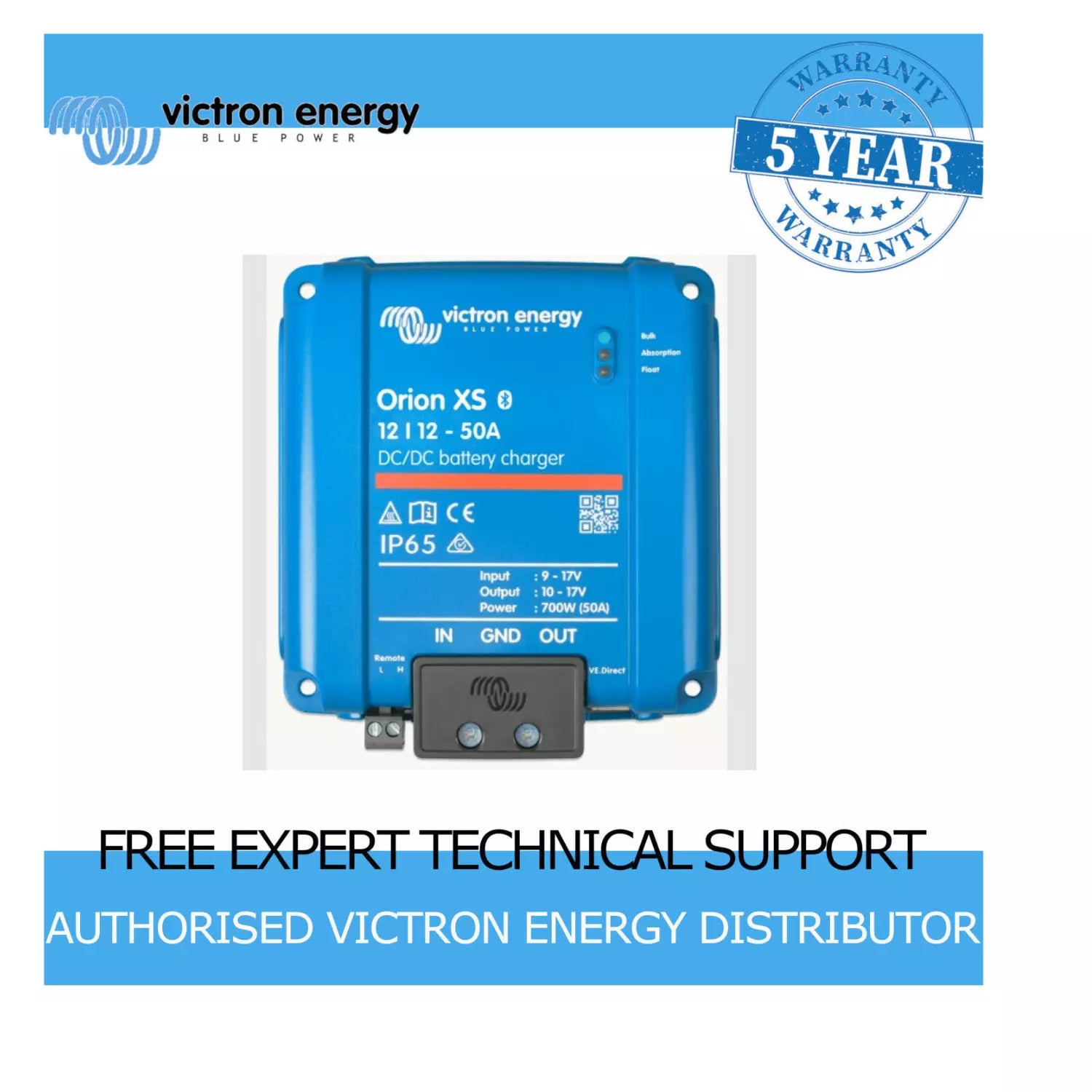 Victron Energy Orion XS 12/12-50A DC-DC battery charger - ORI121217040