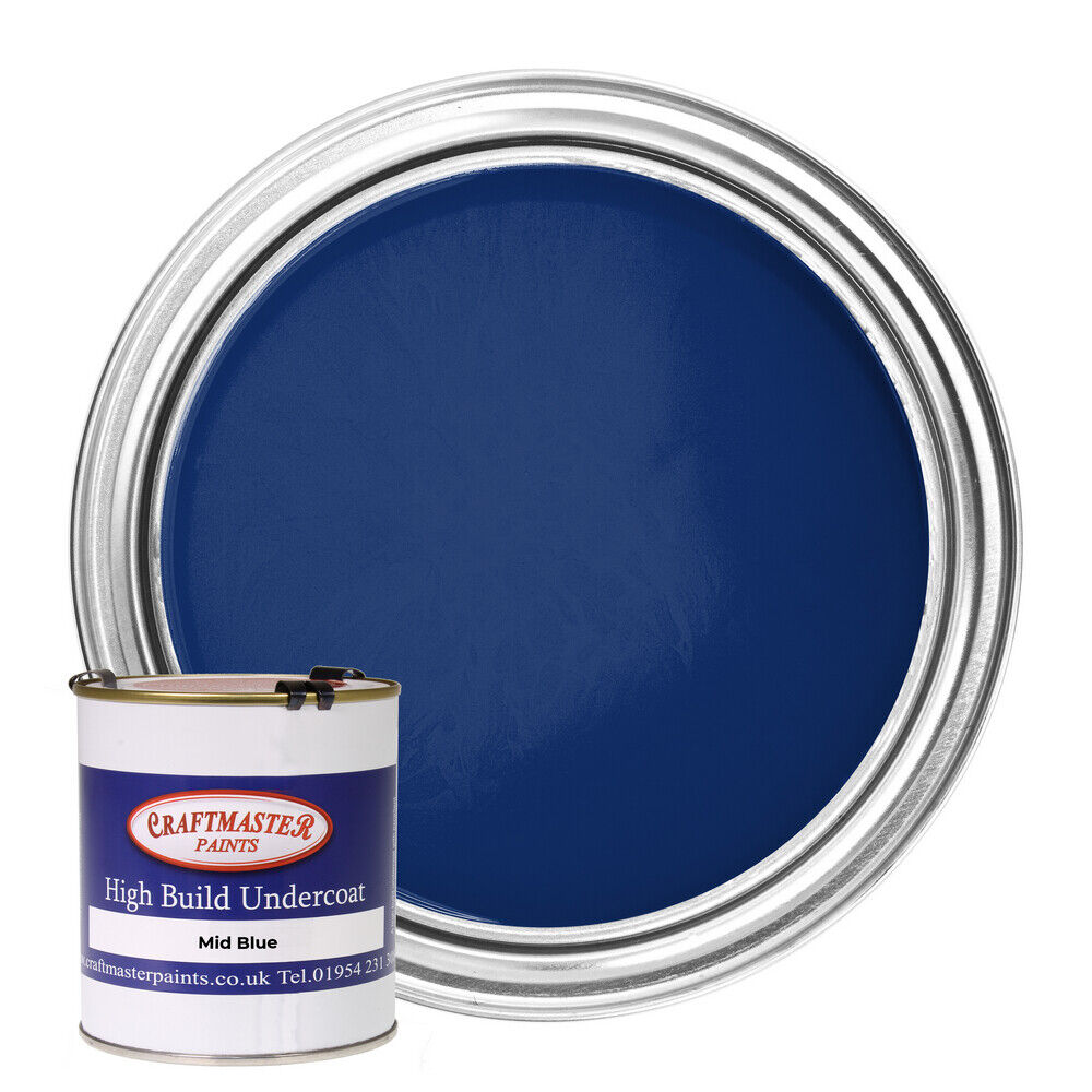 Craftmaster Boat Paint Mid Blue Undercoat 1Ltr Narrowboat Canalboat